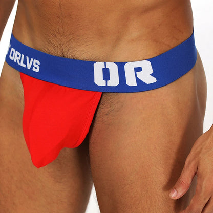Sexy jockstrap thongs g-strings cotton string homme men's underwear