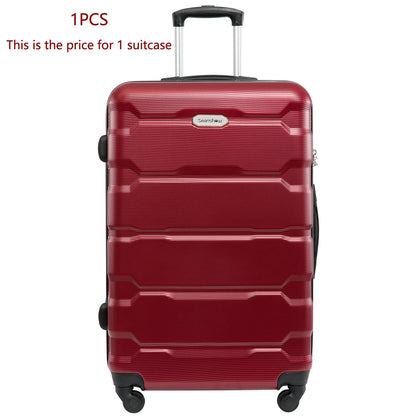 18''carry on Cabin suitcase,22/26/30 inch travel suitcase on wheels,rolling luggage set,trolley luggage bag case,High capacity