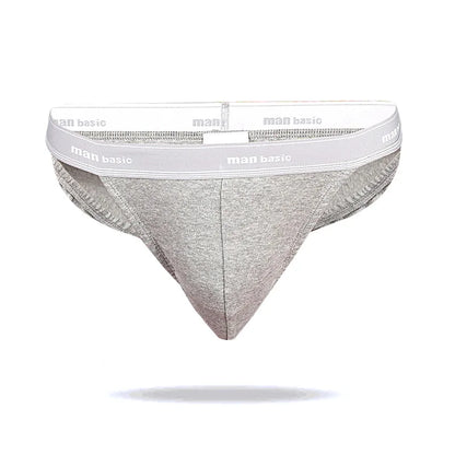 1/4pcs Men High Fork Cotton Briefs