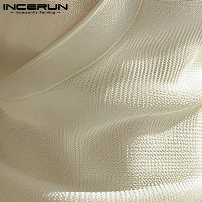 Fashion Simple Solid Texture Vests Casual Summer Streetwear Male Sleeveless Tank Tops S-5XL