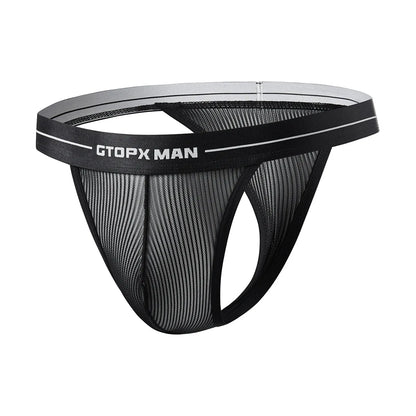 Sexy Mesh Transparent Men Thongs