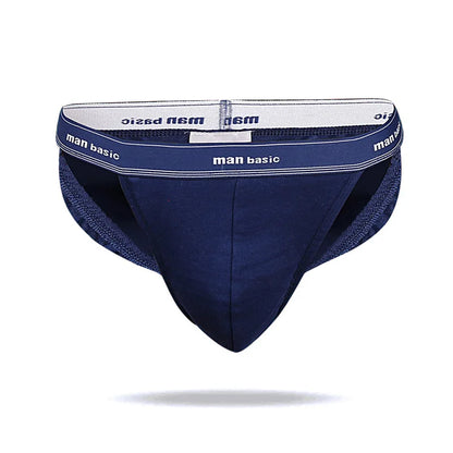 1/4pcs Men High Fork Cotton Briefs