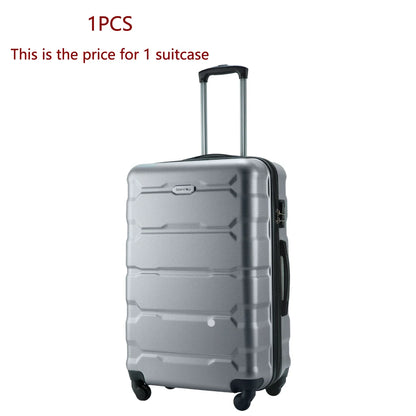 18''carry on Cabin suitcase,22/26/30 inch travel suitcase on wheels,rolling luggage set,trolley luggage bag case,High capacity
